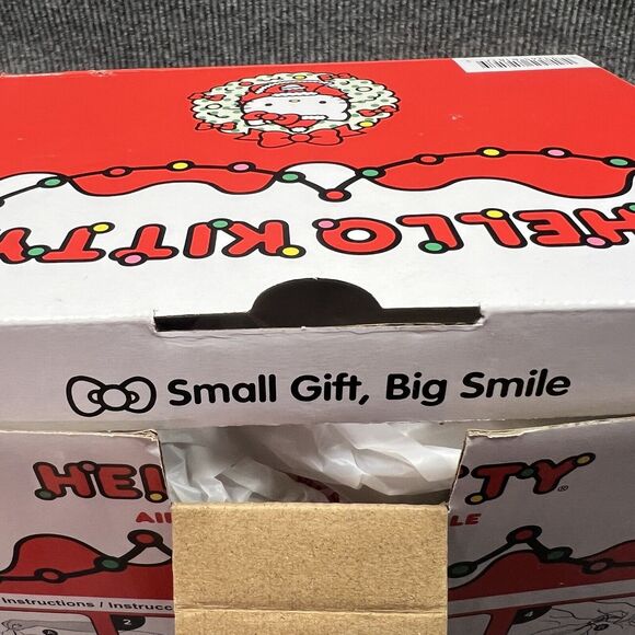 Gemmy HELLO KITTY 4.5’ Airblown Christmas Inflatable Lights Sanrio Berries NEW - Picture 11 of 11